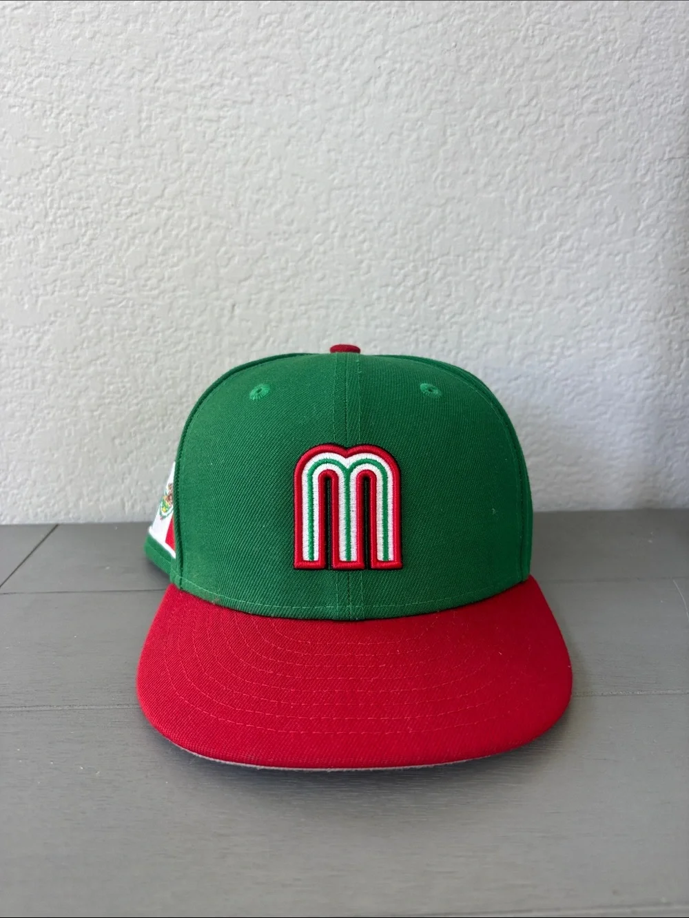 New Era Green and Red Mexico wbc hat